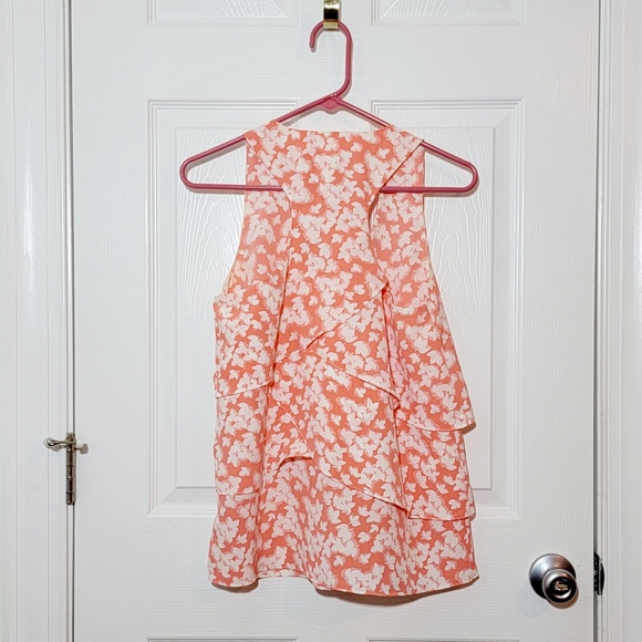 Coral Ruffle Tank - Picture 2 of 5